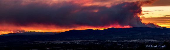 Skyfarm sunset Pano